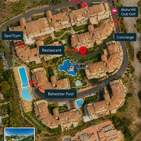 Aloha Hill Club Premium In - Pools, Restaurant, Gym, Wlan, Garage شقة *